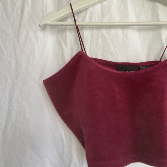 Adidas x Ivy Park Velour Crop Top/ Bralette Size XL - Picture 3 of 13